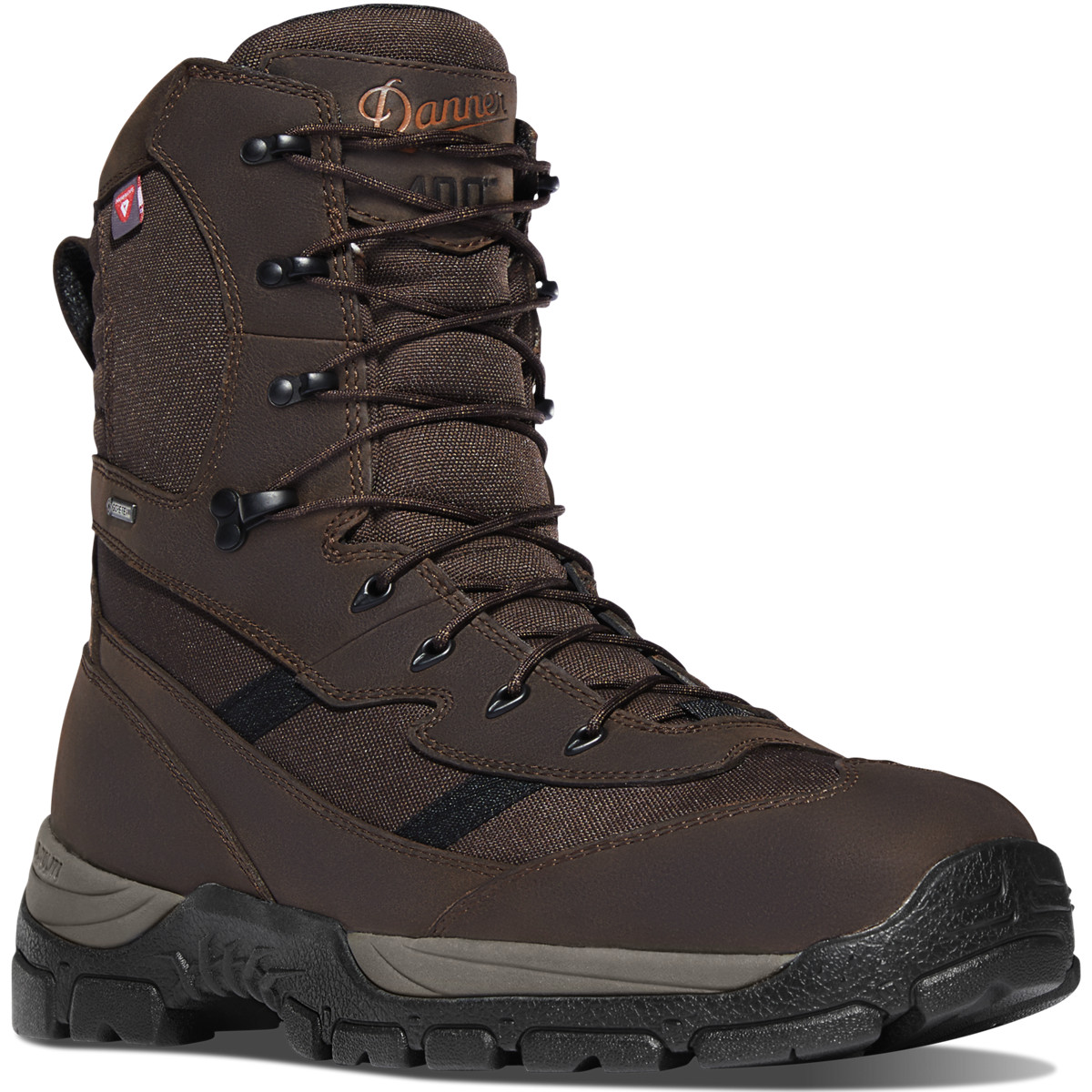 Danner Mens Alsea 400G Hunting Boots Dark Brown - JXU918362